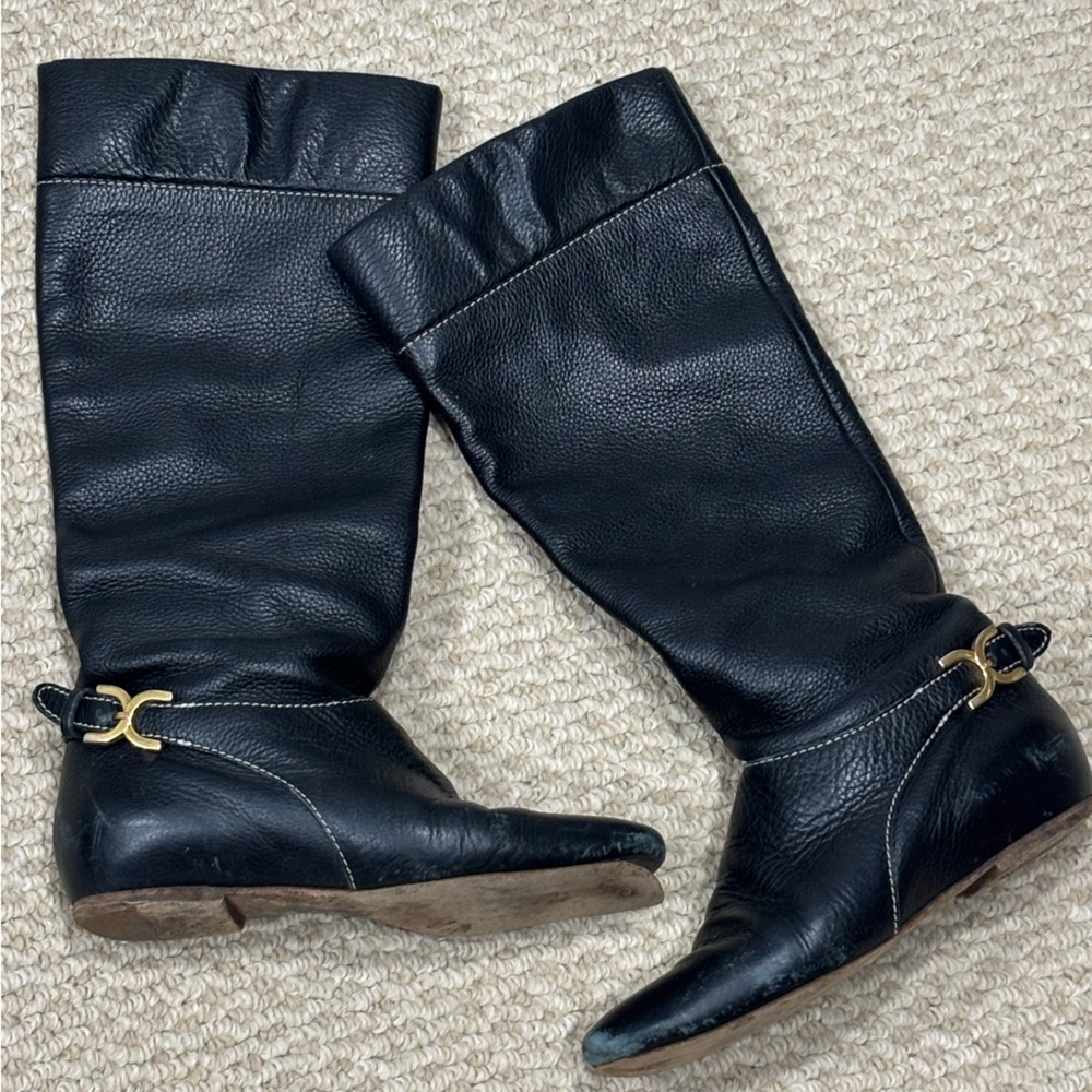 Chloe Equestrian Flat Boots